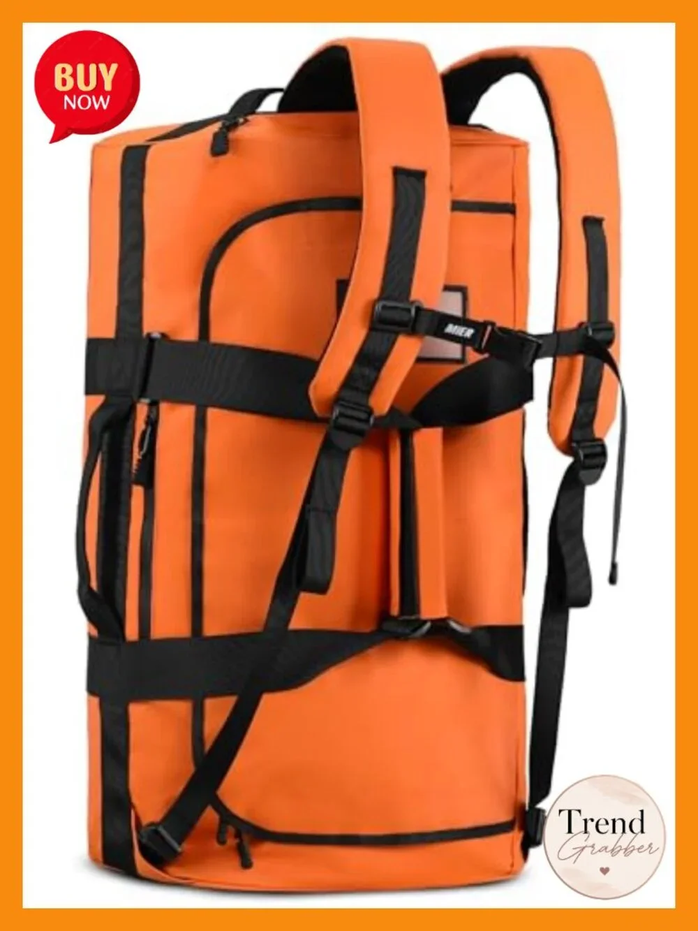 MIER 60L Convertible Backpack Duffel Bag Water Resistant Heavy Duty Travel Gym